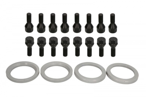 Anvelope si Jante - Trusa montaj janta aliaj (M 72x54,1; negru B M12x1,5x27 K19; 1 kit / 4 roti - B/N cantitate 16)