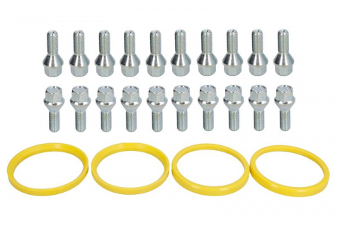 Accesorii montaj - Trusa montaj janta aliaj (N 76x66,1; B M12x1,5x27 K17; 1 kit / 4 roti - B/N cantitate 20)