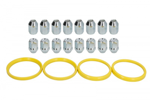 Accesorii montaj - Trusa montaj janta aliaj (N 76x66,1; N M12x1,25 K21 CLOSED; 1 kit / 4 roti - B/N cantitate 16)