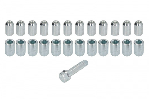 Anvelope si Jante - Trusa montaj janta aliaj (NUT-KIT; N STAR 1/2 UNF + STAR TOOL K19; 1 kit / 4 roti - B/N cantitate 24)