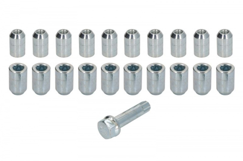 Anvelope si Jante - Trusa montaj janta aliaj (NUT-KIT; N STAR 1/2 UNF + STAR TOOL K21; 1 kit / 4 roti - B/N cantitate 24)