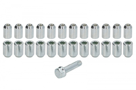Anvelope si Jante - Trusa montaj janta aliaj (NUT-KIT; N STAR M12x1,25 + STAR TOOL K21; 1 kit / 4 roti - B/N cantitate 24)