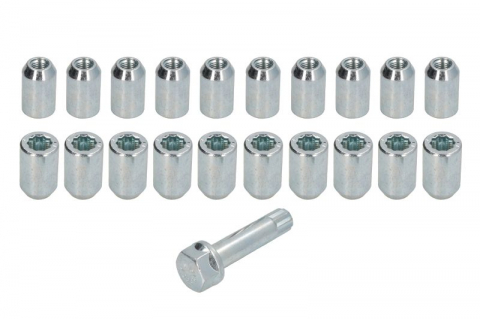 Anvelope si Jante - Trusa montaj janta aliaj (NUT-KIT; N STAR M12X1,5 + STAR TOOL K21; 1 kit / 4 roti - B/N cantitate 20)