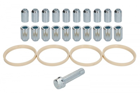 Anvelope si Jante - Trusa montaj janta aliaj (O 76x67,1; N STAR M12x1,5 + STAR TOOL K19; 1 kit / 4 roti - B/N cantitate 20)