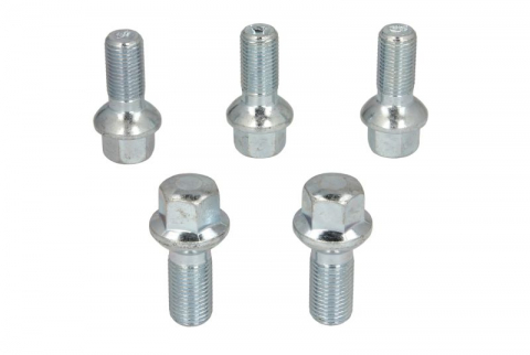 Accesorii montaj - Trusa montaj janta aliaj (OE/Fix; B LS17D27R14 sfera M14x1,5 L27 R14; 1 kit / 1 roata - 5 orificii)