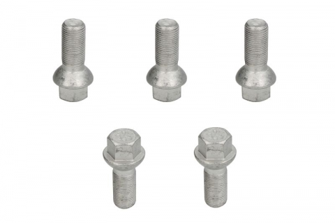 Accesorii montaj - Trusa montaj janta aliaj (OE/Fix; B S17F29 sfera M14x1,25 L29,5 R13; 1 kit / 1 roata - 5 orificii)