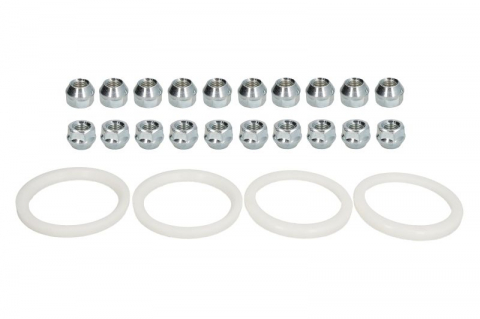 Accesorii montaj - Trusa montaj janta aliaj (P 76x60,1; N M12x1,5 K19 OPEN; 1 kit / 4 roti - B/N cantitate 20)
