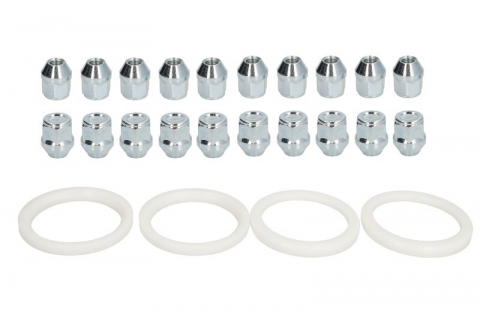 Accesorii montaj - Trusa montaj janta aliaj (P 76x60,1; N M12x1,5 K21 CLOSED H29; 1 kit / 4 roti - B/N cantitate 20)