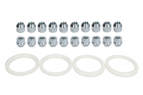Accesorii montaj - Trusa montaj janta aliaj (P 76x60,1; N M14x1,5 K21 OPEN; 1 kit / 4 roti - B/N cantitate 20)