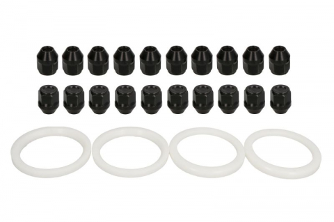 Anvelope si Jante - Trusa montaj janta aliaj (P 76x60,1; negru N M12x1,5 K21 CLOSED H29; 1 kit / 4 roti - B/N cantitate 20)