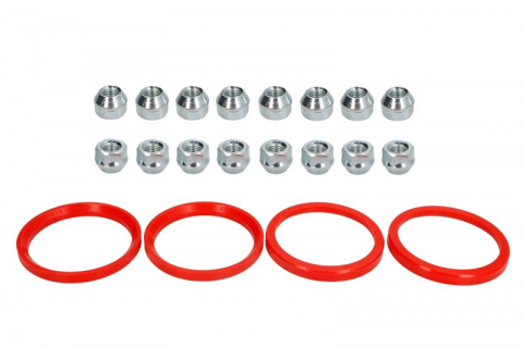 Accesorii montaj - Trusa montaj janta aliaj (R 76x64,1; N M12x1,5 K19 OPEN; 1 kit / 4 roti - B/N cantitate 16)