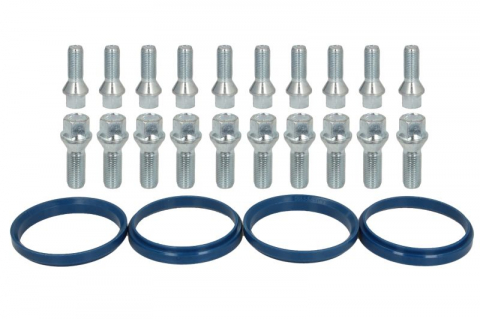 Accesorii montaj - Trusa montaj janta aliaj (SXA 76x66,5 PLASTIC; B M14x1,5x30 K17 C17D30; 1 kit / 4 roti - B/N cantitate 20)