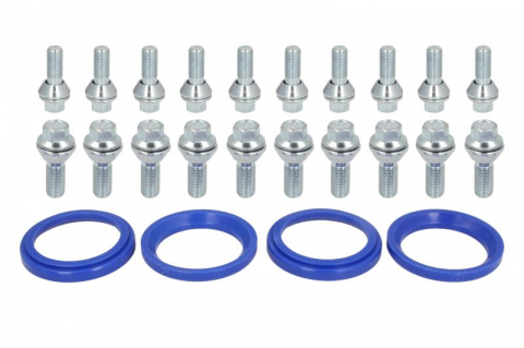 Accesorii montaj - Trusa montaj janta aliaj (TX 76x57,1; BV M 14x1,5x27 K17; 1 kit / 4 roti - B/N cantitate 20)
