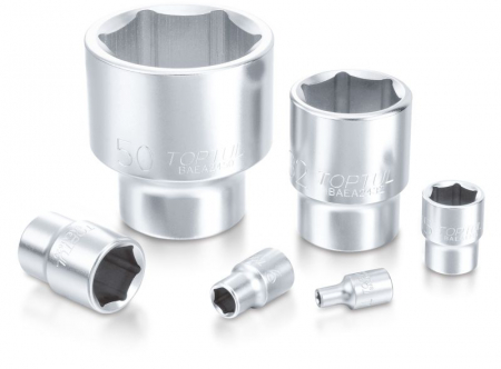Scule mana - Tubulara: 3/8" Hexagonal -> 16 mm, lungime 30 mm