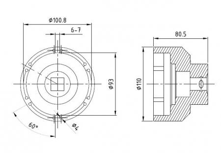 Tubulara impact 3/4”, dimensiune metrica: 101, 110mm, pt piulita roata potrivit MAN [1]