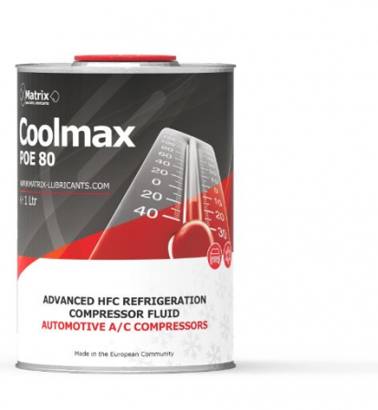 Consumabile service AC - Ulei instalatie climatizare POE 80, 1L 1 buc, tip refrigerant R134a, service masini hibride, POE 80, a/C pentru toate modelele de statie incarcare AC