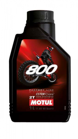 Ulei Lichide tehnice - Ulei moto 2T MOTUL 800 Factory Line Off Road 1l JASO FD sintetic ester