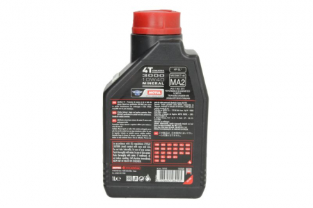 Ulei moto 4T MOTUL 3000 SAE 10W40 1l SJ JASO MA-2 Mineral [1]