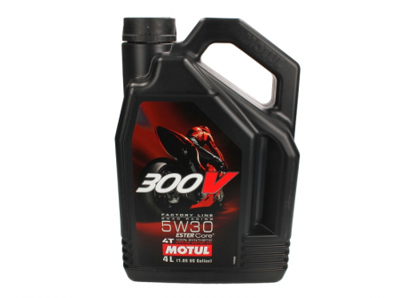 Ulei Lichide tehnice - Ulei moto 4T MOTUL 300V Factory Line SAE 5W30 4l JASO MA2 sintetic ester