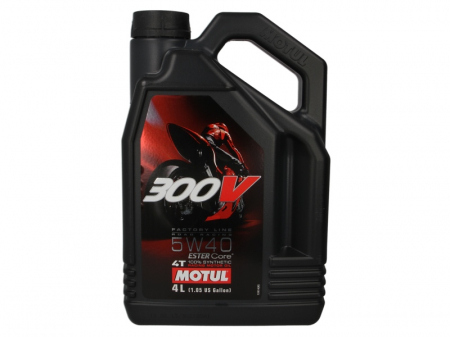 Ulei Lichide tehnice - Ulei moto 4T MOTUL 300V Factory Line SAE 5W40 4l JASO MA2 sintetic ester