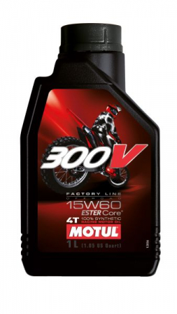 Ulei Lichide tehnice - Ulei moto 4T MOTUL 300V Off Road SAE 15W60 1l JASO MA2 sintetic ester