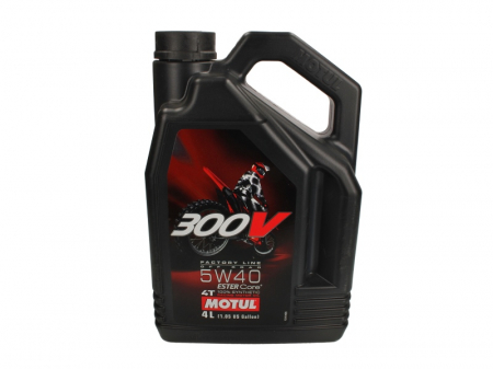 Ulei Lichide tehnice - Ulei moto 4T MOTUL 300V Off Road SAE 5W40 4l JASO MA2 sintetic ester