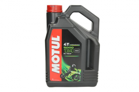 Ulei Lichide tehnice - Ulei moto 4T MOTUL 5000 SAE 10W40 4l SL JASO MA-2 Semi-sintetic