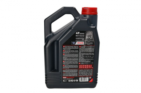 Ulei moto 4T MOTUL 5100 SAE 10W50 4l SM JASO MA-2 Semi-sintetic imbogatit cu esteri [1]