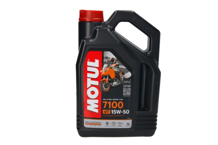 Lichide moto - Ulei moto 4T MOTUL 7100 SAE 15W50 4l SN JASO MA-2 sintetic ester