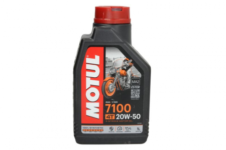 Ulei Lichide tehnice - Ulei moto 4T MOTUL 7100 SAE 20W50 1l SN JASO MA-2 sintetic ester