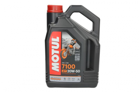 Lichide moto - Ulei moto 4T MOTUL 7100 SAE 20W50 4l SN JASO MA-2 sintetic ester
