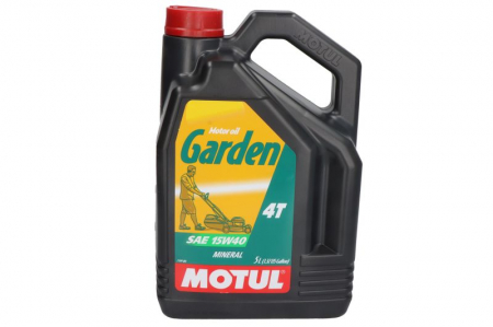 Lichide moto - Ulei moto 4T MOTUL Garden SAE 15W40 5l CD; SF Mineral masini tuns iarba si dispozitive gradinarit