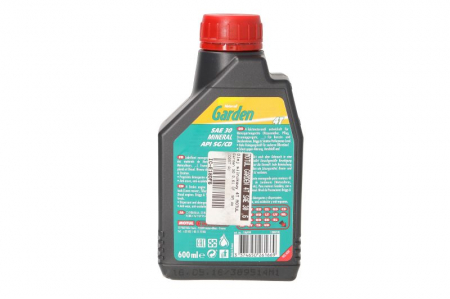 Ulei moto 4T MOTUL Garden SAE 30 0,6l CD; SG Mineral masini tuns iarba si dispozitive gradinarit [1]