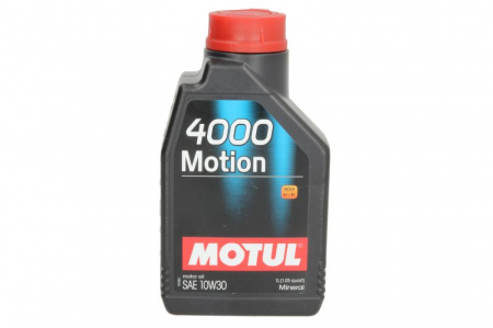 Ulei motor - Ulei motor Motul 4000 (1L) SAE 10W30 ;API CF; SL; ACEA A1; B1