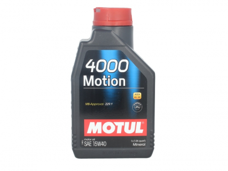 Ulei motor - Ulei motor Motul 4000 (1L) SAE 15W40 ;API CF; SL; ACEA A3; B3; MB 229.1