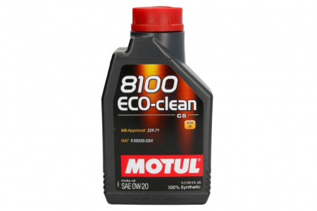 Ulei motor - Ulei motor Motul 8100 (1L) SAE 0W20 ;API ILSAC GF-5; SN PLUS; SN-RC; ACEA C5; BMW LL-17 FE+; FIAT 9.55535 DSX; FIAT 9.55535 GSX; MB 229.71; OPEL/VAUXHALL OV0401547