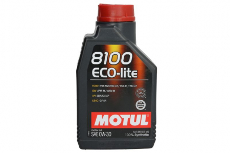 Ulei motor - Ulei motor Motul 8100 (1L) SAE 0W30 ;API ILSAC GF-6A; RC; SP; FORD WSSM2C953-A1; FORD WSS-M2C953-B1; FORD WSS-M2C963-A1; GM; GM 4718M; GM 6094 M; HONDA; HYUNDAI; KIA; Mitsubishi