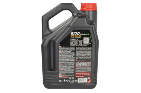 Ulei motor Motul 8100 (5L) 5W30 (DPF, SCR) ;API SP; ACEA C2; C3; BMW LL-04; FIAT 9.55535 S1; FIAT 9.55535 S3; HONDA; HYUNDAI; KIA; MB 229.52; MITSUBISHI; NISSAN; OPEL OV0401547; OPEL OV0401547-A30; OP [1]
