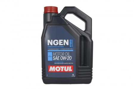 Ulei Lichide tehnice - Ulei motor Motul NGEN HYBRID (4L) 0W20 (vehicule hibrid) ;API SP; ACEA GF-6A; HONDA; KIA; NISSAN; TOYOTA