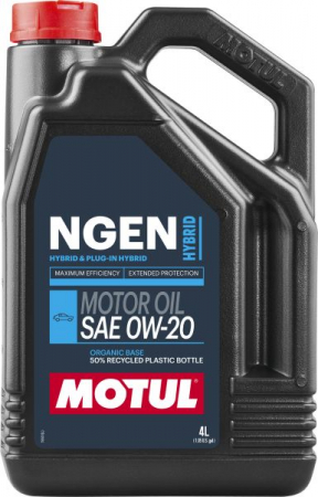 Ulei motor Motul NGEN HYBRID (4L) 0W20 (vehicule hibrid) ;API SP; ACEA GF-6A; HONDA; KIA; NISSAN; TOYOTA [2]