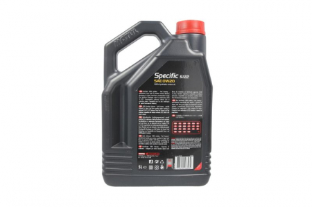 Ulei motor Motul SPECIFIC (5L) SAE 0W20 ; ACEA C5; JAGUAR STJLR 51.5122; LAND ROVER STJLR.51.5122 [1]