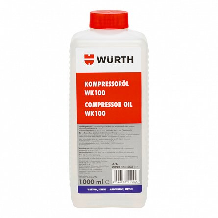 Solutii tehnice - Ulei pentru compresor WK100, Wurth 1L