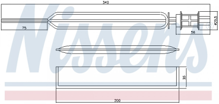 Climatizare - Uscator aer conditionat potrivit OPEL ASTRA H, ASTRA H CLASSIC, ASTRA H GTC, ZAFIRA B, ZAFIRA B/MINIVAN 1.2-2.2 01.04-