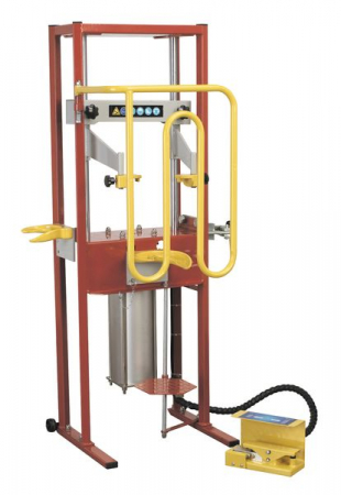 Pneumatice - Utilaj compresie arcuri suspensie pneumatica, 1000kg de presiune, cu diametre de arc 102 - 165 mm