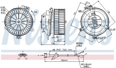 Piese Auto - Ventilator habitaclu MERCEDES CABRIOLET (A124), COUPE (C124), E (A124), E (C124), E T-MODEL (S124), E (W124), KOMBI T-MODEL (S124), SEDAN (W124) 2.0-4.2 intre 1984-1998