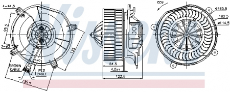 Piese Auto - Ventilator habitaclu MERCEDES CLS (C219), E T-MODEL (S211), E (VF211), E (W211) 1.8-6.2 intre 2002-2010
