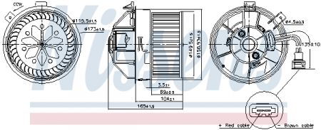 Piese Auto - Ventilator habitaclu potrivit ALFA ROMEO GIULIETTA 1.4-2.0D 04.10-12.20