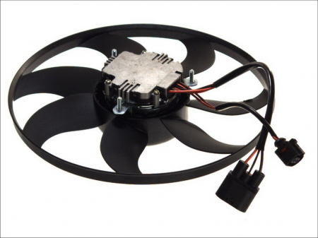 Ventilator - Ventilator radiator AUDI A3; SEAT ALTEA, IBIZA IV, LEON, TOLEDO III; SKODA OCTAVIA II, SUPERB II, YETI; VW CADDY III, EOS, GOLF PLUS, GOLF V, GOLF VI, JETTA III, PASSAT, POLO, SCIROCCO 1.4-2.0D dupa 2