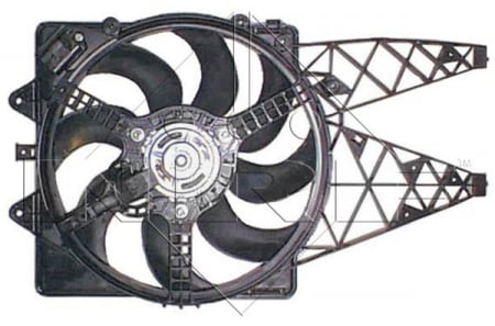 Ventilator - Ventilator radiator (cu carcasa) ABARTH GRANDE PUNTO; FIAT GRANDE PUNTO 1.3D/1.4 dupa 2005