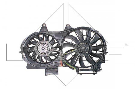 Ventilator - Ventilator radiator (cu carcasa) AUDI A4, A6; SEAT EXEO, EXEO ST 1.6-2.0D intre 2000-2013